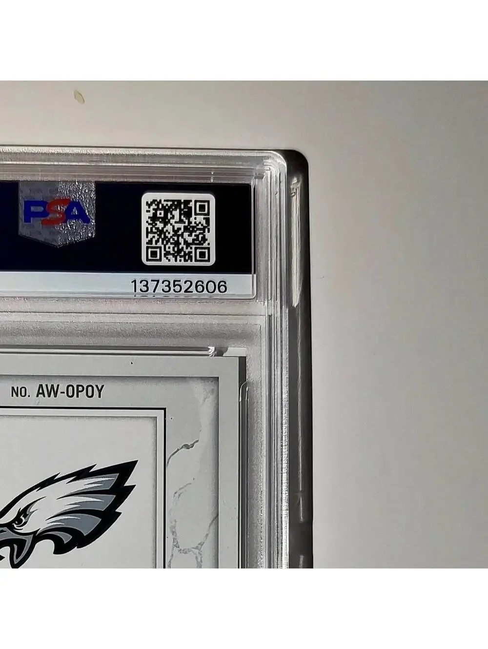 Saquon Barkley 2024 Panini NFL AP Offensive Player of the Year Eagles PSA 9 Mint